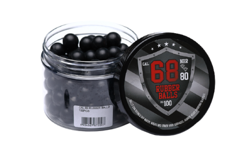 68 Cal Rubber Ball NBR 80 (100-pack)